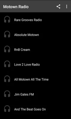 Motown Radio android App screenshot 1